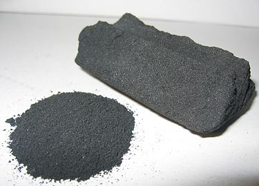 Material de carbón activo para quitar el cloro